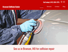 Tablet Screenshot of bransoncollisioncenter.com